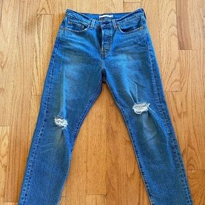 LEVIS Wedgie Fit Straight Leg Jeans